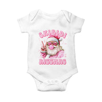 Skibidi Rizzmas Christmas Baby Onesie Rizz Santa Pink Bubble Gum Funny Xmas Girl Kids Gen Alpha