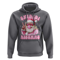 Skibidi Rizzmas Christmas Hoodie Rizz Santa Pink Bubble Gum Funny Xmas Girl Kids Gen Alpha