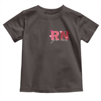 Personalized Registered Nurse Toddler T Shirt Custom Name Cute Nurse Gift Valentines Day Heart