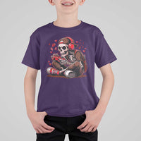 Valentine Skeleton Gamer T Shirt For Kid Video Gaming Kids Boys
