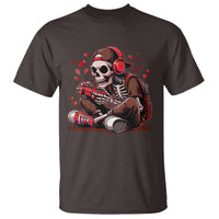 Valentine Skeleton Gamer T Shirt Video Gaming Kids Boys