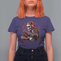 Valentine Skeleton Gamer T Shirt For Women Video Gaming Kids Boys