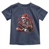 Valentine Skeleton Gamer Toddler T Shirt Video Gaming Kids Boys