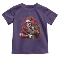 Valentine Skeleton Gamer Toddler T Shirt Video Gaming Kids Boys