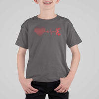 Valentine Gamer T Shirt For Kid Heartbeat Video Games Gaming Boys