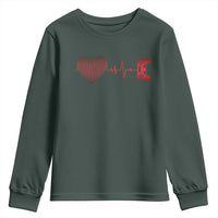 Valentine Gamer Youth Sweatshirt Heartbeat Video Games Gaming Boys