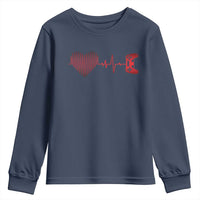 Valentine Gamer Youth Sweatshirt Heartbeat Video Games Gaming Boys