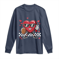 Funny Valentines Day Gamer Long Sleeve Shirt Gamer Heartbeat Video Games Gaming