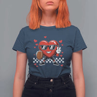 Funny Valentines Day Gamer T Shirt For Women Gamer Heartbeat Video Games Gaming