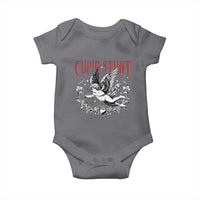 Valentines Party Retro Cupid Stunt Baby Onesie