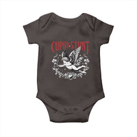 Valentines Party Retro Cupid Stunt Baby Onesie
