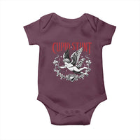 Valentines Party Retro Cupid Stunt Baby Onesie
