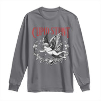 Valentines Party Retro Cupid Stunt Long Sleeve Shirt