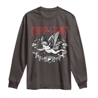 Valentines Party Retro Cupid Stunt Long Sleeve Shirt