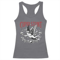 Valentines Party Retro Cupid Stunt Racerback Tank Top