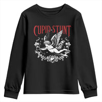 Valentines Party Retro Cupid Stunt Youth Sweatshirt