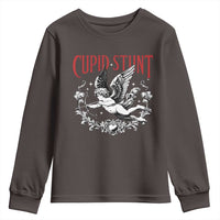 Valentines Party Retro Cupid Stunt Youth Sweatshirt