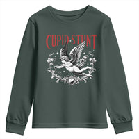 Valentines Party Retro Cupid Stunt Youth Sweatshirt