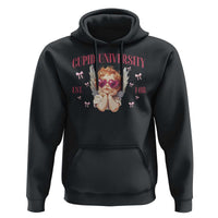 Cupid University Hoodie Cute Valentines Day Funny College - Wonder Print Shop