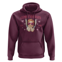 Cupid University Hoodie Cute Valentines Day Funny College - Wonder Print Shop