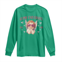 Cupid University Long Sleeve Shirt Cute Valentines Day Funny College - Wonder Print Shop