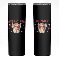 Cupid University Skinny Tumbler Cute Valentines Day Funny College - Wonder Print Shop