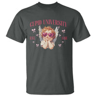 Cupid University T Shirt Cute Valentines Day Funny College - Wonder Print Shop