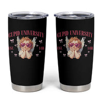 Cupid University Tumbler Cup Cute Valentines Day Funny College - Wonder Print Shop