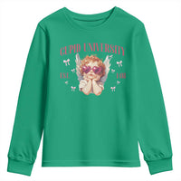Cupid University Youth Sweatshirt Cute Valentines Day Funny College - Wonder Print Shop