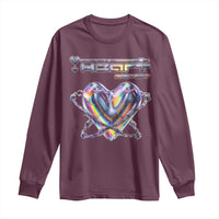 Funny Anti Valentines Day Long Sleeve Shirt Heart Protect Anti Love Single Day