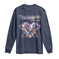 Funny Anti Valentines Day Long Sleeve Shirt Heart Protect Anti Love Single Day