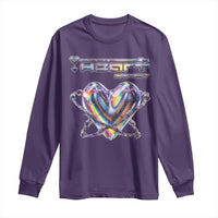 Funny Anti Valentines Day Long Sleeve Shirt Heart Protect Anti Love Single Day