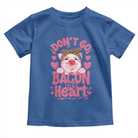 Valentines Party Toddler T Shirt Don't Go Bacon My Heart Funny Couple