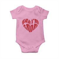 Anti Valentines Day Baby Onesie Heart Nah Im Good Funny Single Awareness Gift