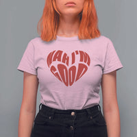Anti Valentines Day T Shirt For Women Heart Nah Im Good Funny Single Awareness Gift