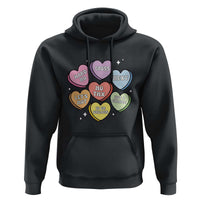 Funny Anti Valentines Day Hoodie Sarcasm Conversation Candy Hearts