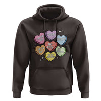 Funny Anti Valentines Day Hoodie Sarcasm Conversation Candy Hearts