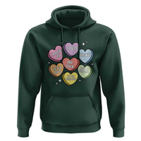 Funny Anti Valentines Day Hoodie Sarcasm Conversation Candy Hearts