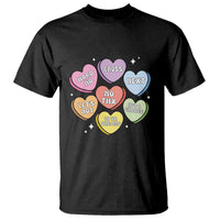 Funny Anti Valentines Day T Shirt Sarcasm Conversation Candy Hearts