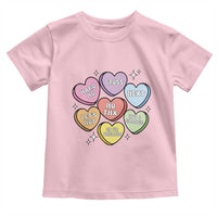 Funny Anti Valentines Day Toddler T Shirt Sarcasm Conversation Candy Hearts