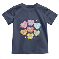 Funny Anti Valentines Day Toddler T Shirt Sarcasm Conversation Candy Hearts