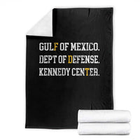 Subtle FDT Throw Blanket Vintage Gulf of Mexico Dept Of Defense Kennedy Center