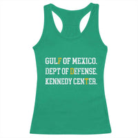 Subtle FDT Racerback Tank Top Vintage Gulf of Mexico Dept Of Defense Kennedy Center