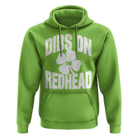 Funny Irish St Patricks Day Shamrock Dibs On The Redhead Hoodie