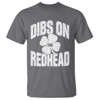 Funny Irish St Patricks Day Shamrock Dibs On The Redhead T Shirt
