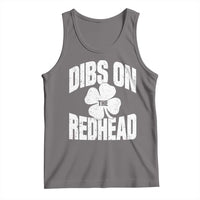 Funny Irish St Patricks Day Shamrock Dibs On The Redhead Tank Top