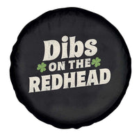 Dibs On The Redhead Spare Tire Cover Funny Irish St Patricks Day Lucky Shamrock
