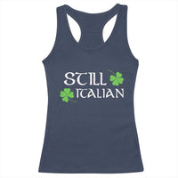 Still Italian St Patricks Day Racerback Tank Top Lucky Shamrock