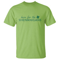 Funny Irish St Patricks Day T Shirt Here For The Shenanigan Shamrock