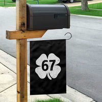 Funny Irish St Patricks Day Shamrock 67 Garden Flag Six Seven 6 7 Meme Gen Alpha Slang